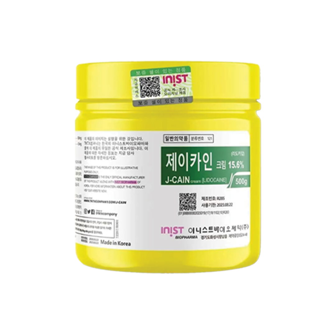 J-CAIN Numbing Cream Lidocaine 15.6% 500g NB102-2