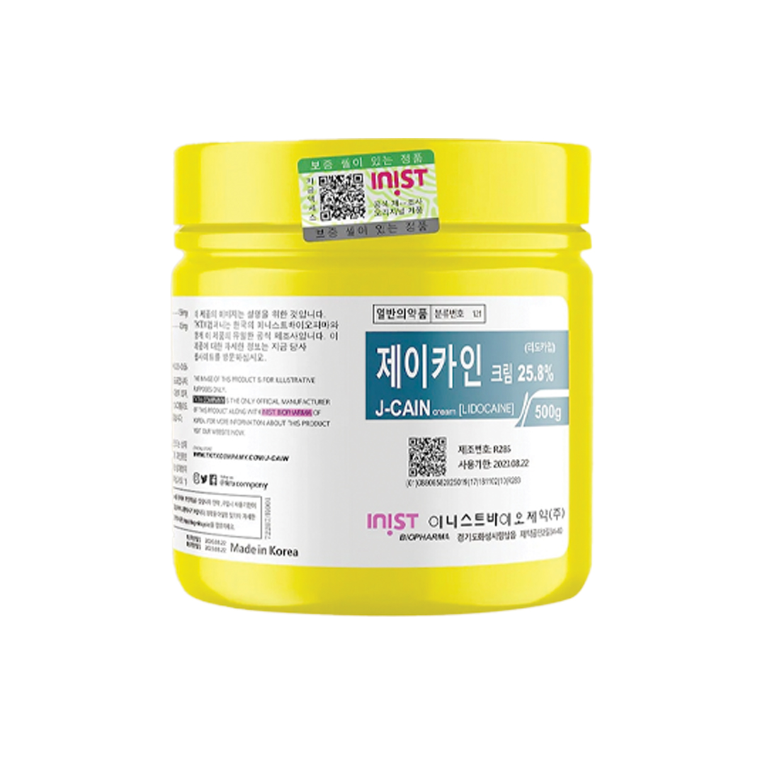 J-CAIN Numbing Cream Lidocaine 25.8% 500g NB102-4