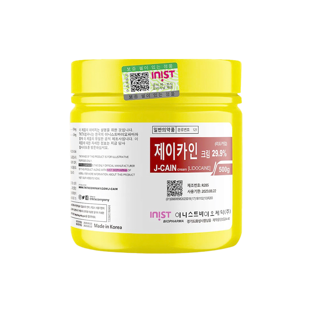 J-CAIN Numbing Cream Lidocaine 29.90% 500g NB102-5