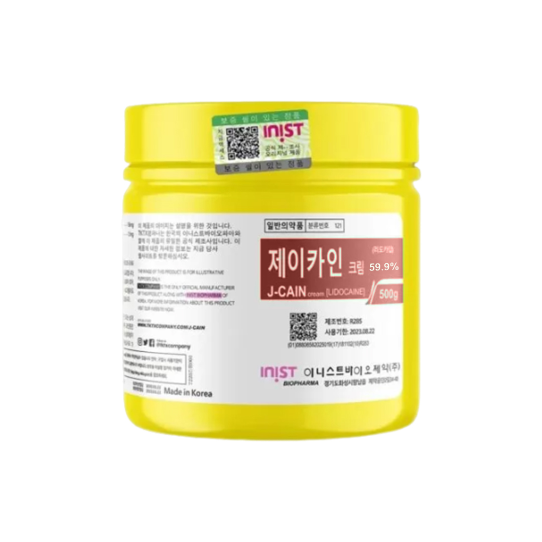 J-CAIN Numbing Cream Lidocaine 59.9% 500g NB102-6